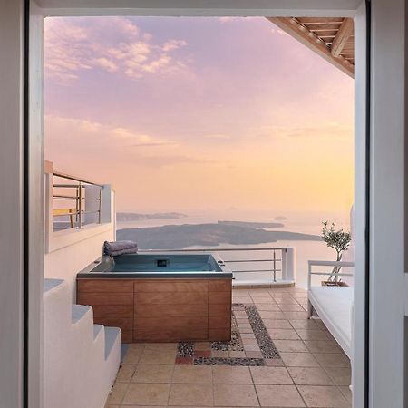 Calderas Hug & Panoramic Sea View - 3 Lux Suites Imerovígli Eksteriør bilde