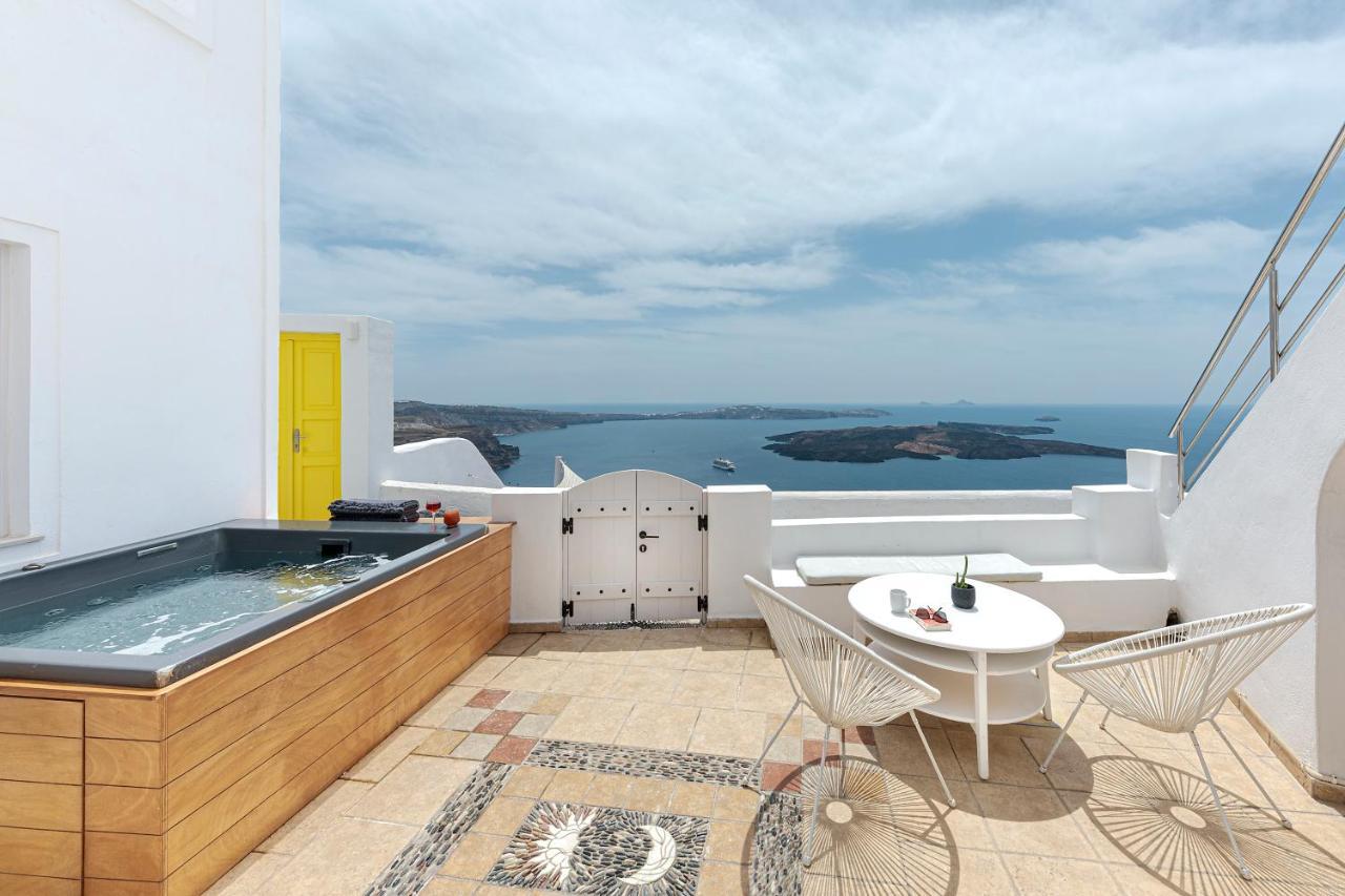 Calderas Hug & Panoramic Sea View - 3 Lux Suites Imerovígli Eksteriør bilde