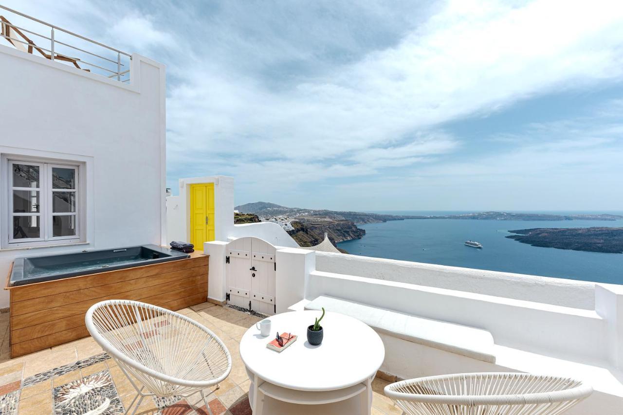 Calderas Hug & Panoramic Sea View - 3 Lux Suites Imerovígli Eksteriør bilde