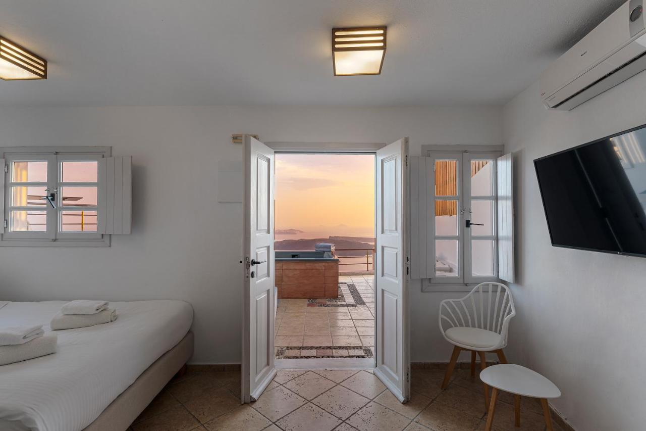 Calderas Hug & Panoramic Sea View - 3 Lux Suites Imerovígli Eksteriør bilde