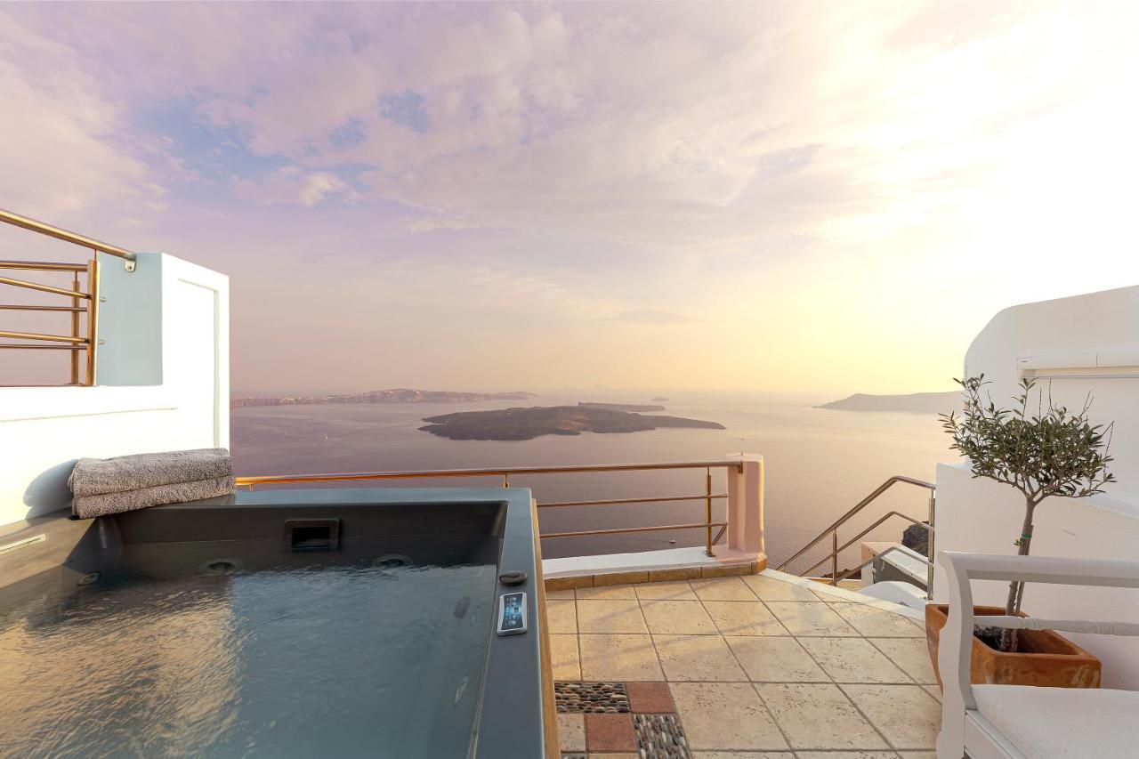 Calderas Hug & Panoramic Sea View - 3 Lux Suites Imerovígli Eksteriør bilde